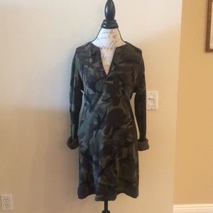 Polo ~ Ralph Lauren Camo Henley Dress
